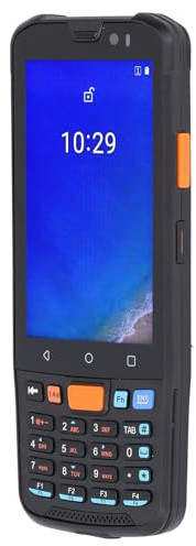 Tragbares Mobiles Business-Terminal, 1D-2D-Android-Barcode-Scanner mit 4-Zoll-Touchscreen, Barcode-Scan-Engine, BT 5.0 & WLAN & 4G LTE, Mobiler Android-Computer für das Lager