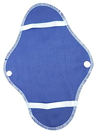 GARVALON Waschbare Damenbinden 8 Stück Wiederverwendbare Stoff Menstruationsbinden Atmungsaktiv Faltbar Tragbar mit Reißverschluss Aufbewahrung für Menstruation und Wochenbett