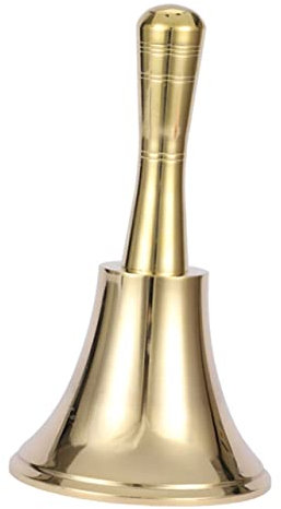 STOBOK Metallklingel Für Bar Restaurant Handklingel Klingel Hotel Rufklingel Esstischklingel Handglocken Tischklingel