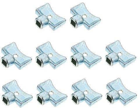 DOITOOL 10pcs Radiator Bleed Keys Set Square Socket Plumbing Air Bleeding Valve Keys for Heater Radiators for Home Heating Systems