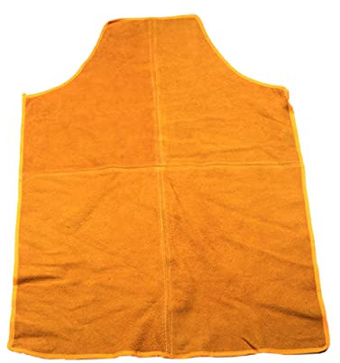 NUOBESTY Delantal Soldador Antimanchas Vaca Robusto Para Jardinería Protección Soldadura Eléctrica Talla s