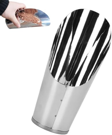 Pelle à main de jardin - En forme de seau - Pelle légère en acier inoxydable avec embout d'engrais - Idéale pour les voyages - Pour homme et femme