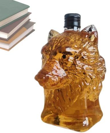 Botella De Vidrio Para Whisky Estética De Vidrio Vintage Grabado