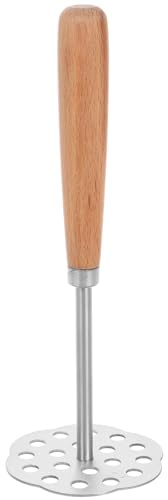 YARNOW Presse-purée Manuel en Acier Inoxydable Argenté Facile à Nettoyer pour Écraser Fruits et Pommes de Terre pour Préparer la Nourriture pour Bébé Cuisine