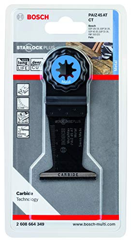 Bosch Professional Tauchsägeblatt PAIZ 45 AT MetalMax (für gehärtetes Metall, Starlock, 50 x 45 mm, Zubehör Multifunktionswerkzeug)