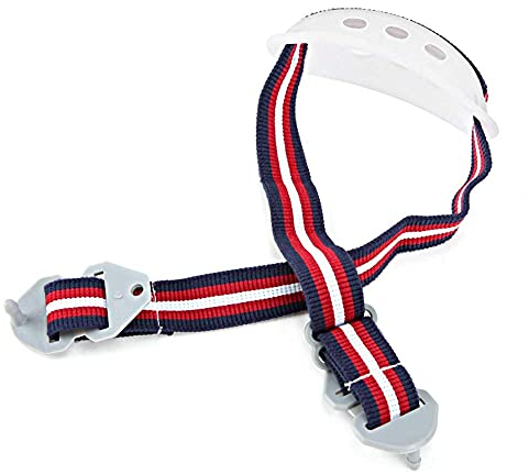 Universal Hard Hat Chin Strap Safety Construction White Elastic Strap Detachable Sling Head Protection for Helmet Lower Jaw