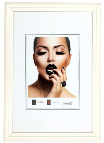 IDEAL TREND Artus Kunststoff Bilderrahmen Wanddeko Collage Poster Bilder Foto Rahmen: Farbe: Weiß | Format: 50x70