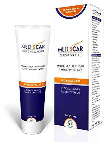 Silicone Scar Gel 30g – Keloid Scar Treatment – Hypertrophic Scar Removal Gel- Scar Removal for Face, Body, Stretch Marks, C-Sections, Surgical Marks, Acne – Old and New Scars