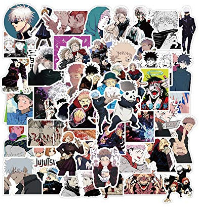50pcs Cartoon Anime Stickers Kids Stickers for Laptop Water Bottles Bicycle Skateboard Luggage Decal