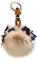 Pom Pom Schlüsselanhänger Damen Plüsch Schlüsselanhänger Bommel Keychain Anhänger mit Leopard Bowknot Plüschball Schlüsselringe Taschenanhänger Pom Pom Schlüsselbund für Handtasche Schlüssel Auto