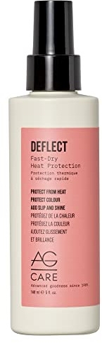 AG Care Deflect Fast-Dry Heat Protection, Ultra-Light Thermal Protection Spray - Smooth and Shine, 5 Fl Oz