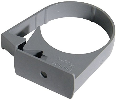 O' SO EEZY RCM1W X 2 White Floplast 50mm Downpipe Bracket Miniflo Guttering for shed, Porch, Conservatory, Out Building, etc Full Range