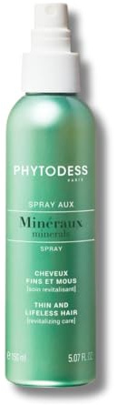 Spray aux Minéraux - Soin Cheveux Fins et Mous 150ml - Soin Revitalisant, Volume et Brillance Instantanés
