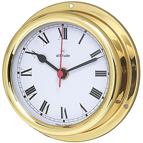 Delite 866c Altitude Schiffsuhr Gold B x H: 150 mm x 42 mm