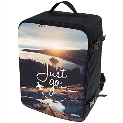 Multifunzione Zaino da Viaggio Bagaglio Borsa per Aereo cabina da viaggio Ideale per i voli Dimensioni 40x30x20cm Basta Andare [102]