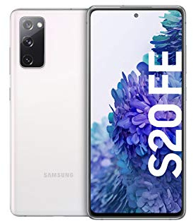 Samsung Galaxy S20 FE, Android Smartphone ohne Vertrag, 6,5 Zoll Super AMOLED Display, 4.500 mAh Akku, 128 GB/ 6 GB RAM, Handy in Weiß inkl. 36 Monate Herstellergarantie [Exklusiv bei Amazon]