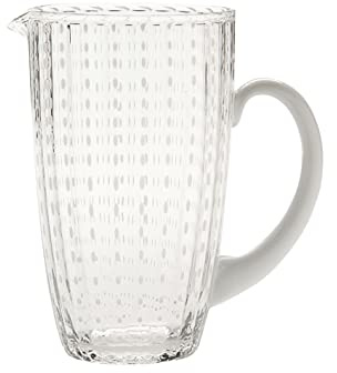 Zafferano Perle water carafe coloured glass - Transparent