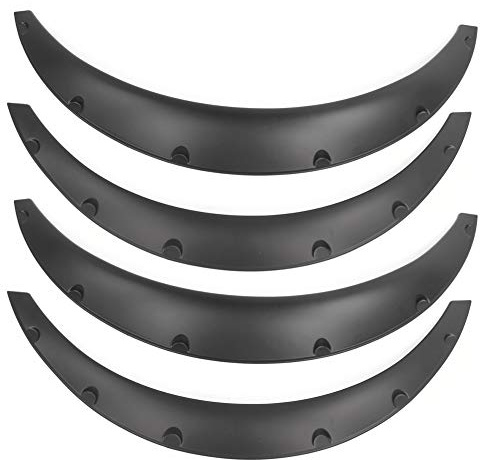 Greensen 4 PCS Parafanghi per Auto, Auto Parafango Universali Parafango per Flares Arches Wheel Protector Universal Car Auto Flares Ruota sopracciglio Protector parafanghi