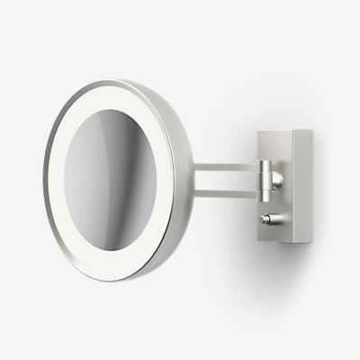 Decor Walther BS 36 Wandkosmetikspiegel LED, weiß matt - Vergrößerung 7-Fach