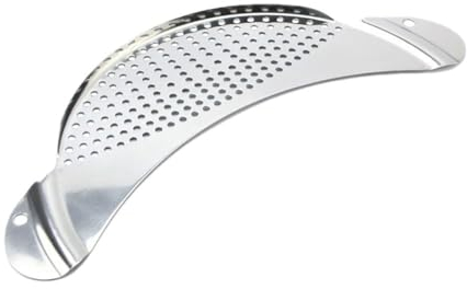 Half Moon Pan Strainer,Pot Drainer Stainless Steel Colander Kitchen Drainer for Spaghetti Noodles Grease Vegetable