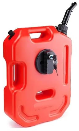 Langjiee Réservoir De Carburant Rouge 10l, Bidons D'essence, Barils De Gaz, Conteneur De Rechange, Jerrican Antistatique, Réservoir De Carburant, Jerrycan