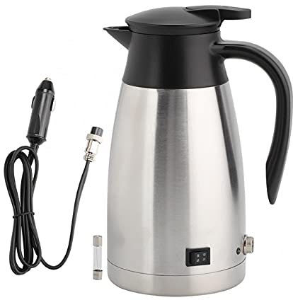 QWAXTRIW Bollitori, per Boiliwater 1000Ml 12V 24V Universale Auto Bollitore Riscaldatore Bollitore Scaldabagno Portatile per caffè e tè Bollitore