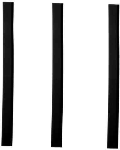 Cabilock 3 Stück-Pack Fensterabzieher Ersatzgummi 25cm Flexibles Wischergummi Windschutzscheibenreiniger Universell Witterungsbeständig Für Glasreinigung