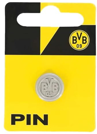 Dortmund Borussia Pin - Logo - Silber matt Anstecker BVB 09