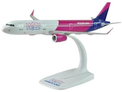 Metallflugzeugmodell Harz 20cm Für WIZZ AIR A321 NEO Diecast Modell Flugzeug Miniatur Flugzeug Modell Gebäude Kit Sammeln Oder Verschenken