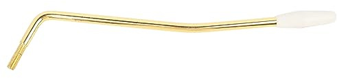 FILFEEL Brazo de Trémolo único, Guitarra Eléctrica con el Brazo de Trémolo de Metal de Metal de la Barra de Palanca de Trémolo Puede Ajustar el Tono, Agregar Efectos de Trémolo y (Barra de Oro Mango)