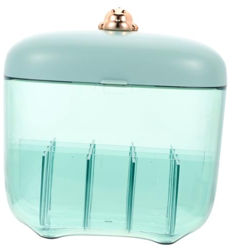 SAFIGLE Organizer Trasparente Porta Rossetti e Lucidalabbra in Abs, Contenitore Multi-scomparto Salvaspazio, Supporto Cosmetici per Uso Domestico su Scrivania e Cassettiera
