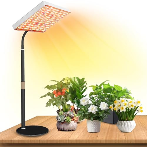 Grow Lights for Indoor Plants, Full Spectrum Plant Light with Timer