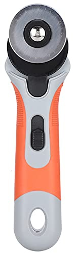 SAXOJONON Per coltello da taglio in tessuto, materiale di alta qualità, design ergonomico, blocco di sicurezza, impugnatura antiscivolo, resistente per pelle, carta, tessuto, plastica, moquette