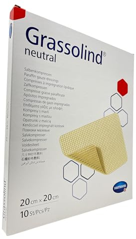 Hartmann Paul Grassolind Neutral Fettverband, 20 x 20 cm, 10 Stück