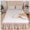 Electric Blanket Heated KING Under Bed Comfort Detachable Controller with 3 Heat Settings White Super Cosy Washable Fleece Blanket Throws Pad Coverlet Mantle (160x150cm 2x Dual Controls)