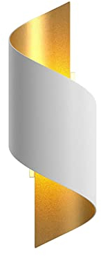 Wall Light 'Desirio' dimmable (Modern) in White Made of Metal for e.g. Bedroom (1 Light Source, G9) from Lindby | Wall Lighting, Wall lamp