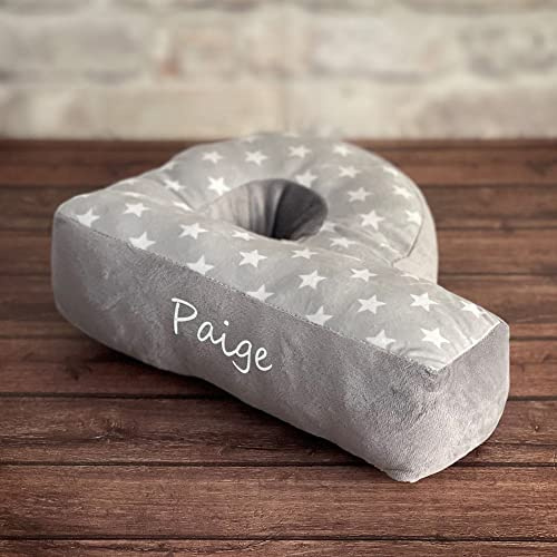 Echo Three Personalised Name Letter Cushion P | Custom Pillow | Printed Alphabet Cushion Monogram Pillow | Baby Gift Bedroom Decor