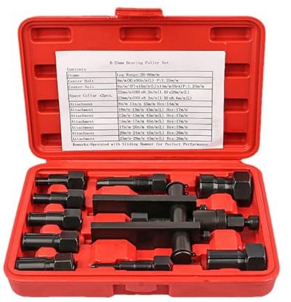 DMAIS Set estrattore a - Set estrattore per Cuscinetti Riutilizzabile | Kit di Attrezzi per estrattore per Cuscinetti di Lunga Durata | Set di Separatori per Cuscinetti di Facile Installazione