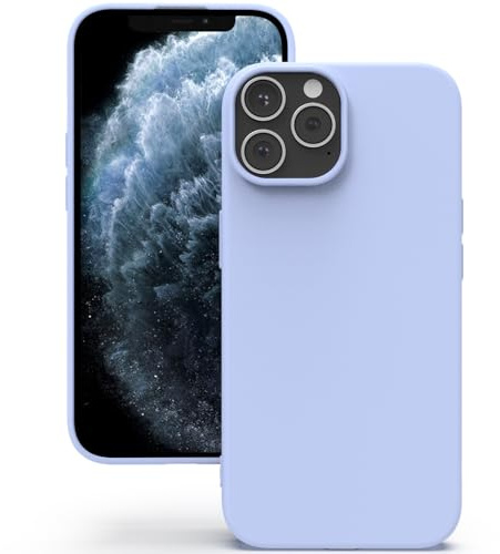 YATWIN Hülle für iPhone 11 Pro, Silikon Handyhülle mit Futter, 1mm Kamera und Displayschutz, Dünn & Leicht, Anti Kratzer Case, Lila