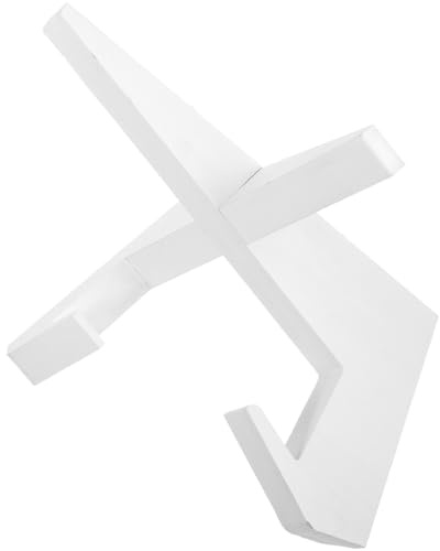 NIYANGLE Supporto per Ricettario in Legno a Forma di X Base Stabile Supporto da Tavolo Multifunzionale per Lettura e Esposizione di Libri e Tablet per Cucina Ufficio e Uso Commerciale