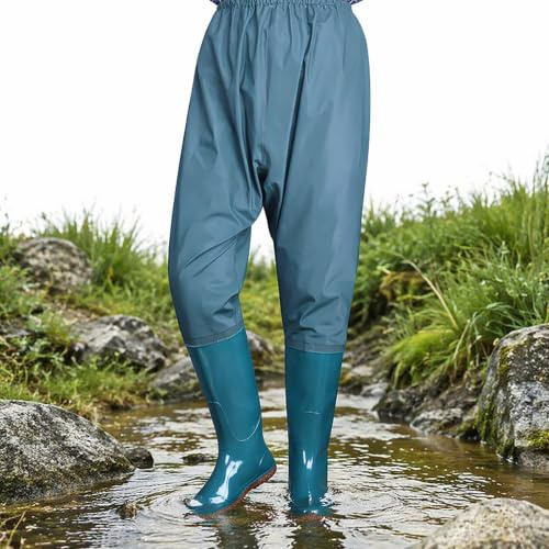 Vadarbyxor Herr Dam Halkfria Vattentata Fiskestovlar med Elastisk Midja Hojd 110cm Vadastovlar Jaktstovlar Hoga Watstovlar Grip Sole Outdoor Utrustning Gear 36