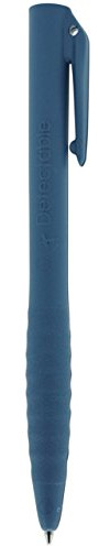 Bolígrafo detectable no retráctil con clip tinta azul, QUASAR DP, modelo QU0020AA, apto para industria alimentaria, antideslizante, ergonómico. Pack 25 unidades