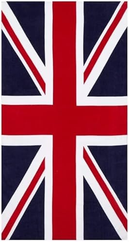Union Jack Strandtuch, 100% Baumwolle, Bedruckt mit britischer Flagge