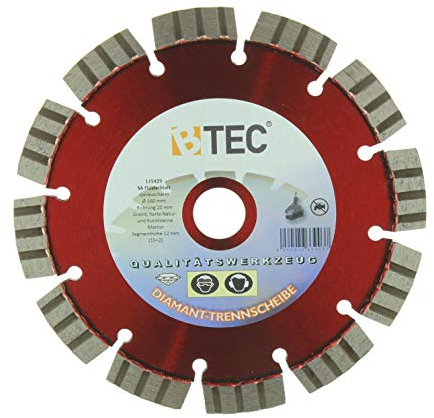 Diamant Tauchsägeblatt Ø 160 mm Bohrung 20 mm