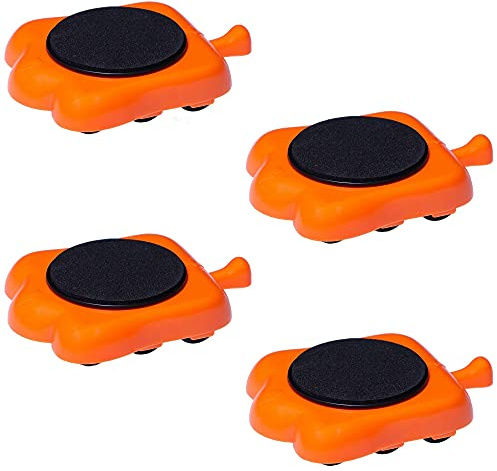 4X Heavy Duty Furniture Appliance Roller Sliders with 660 lbs Load Capacity Wheels Suitable for Safe and Easy Moving of Couches Sofas Refrigerators + More