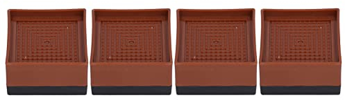 Tisch Sofa Aufzug, 4 Stück Hochbett Blöcke Quadratisch Universal Bett Aufzüge Kunststoff Gummi Möbel Aufzüge Bett Beine Aufzug E-Beine
