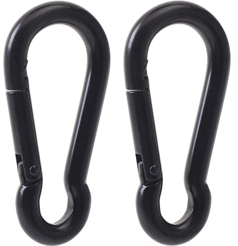 SEPWIK Mousquetons en acier inoxydable 316, mousquetons robustes, mousquetons porte-clés, mousqueton à ressort multifonction pour laisse de chien, camping en plein air, balançoire, hamac