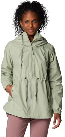 Columbia Womens Lillian Ridge II Waterproof Rain Jacket, Safari, XX-Large