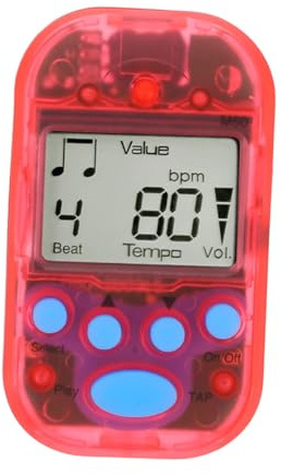 JOINPAYA Digitales Metronom Für Gitarre Elektronisches Musikinstrumentenwerkzeug Mini Metronom Mit Präzisem Beat Einsetzbar Für Anfänger Und Profis