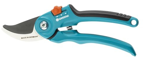 Gardena Gartenschere B/S-M: ideal zum präzisen Beschneiden von Blumen, Jungen Trieben und grünem Holz, ergonomisches, langlebiges, rostbeständiges Werkzeug (08857-28)
